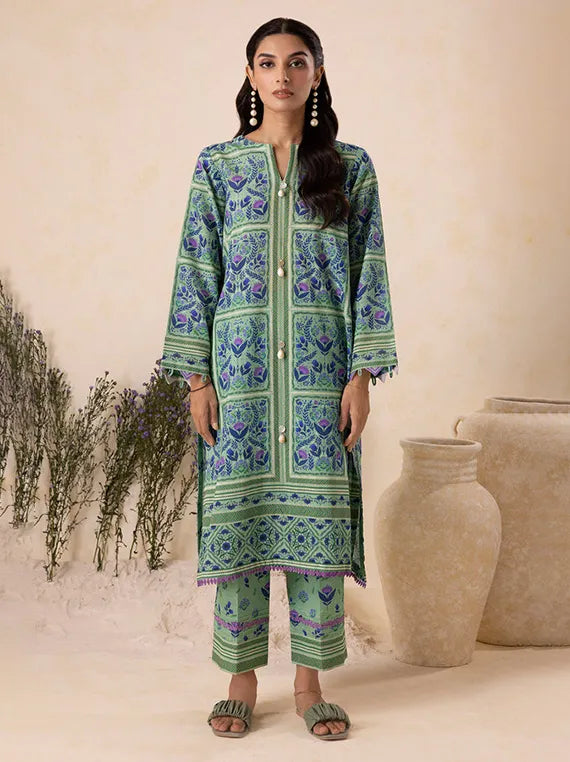 Cozy Printed Khaddar Collection 2025 by ZELLBURY (WUW25X20127)