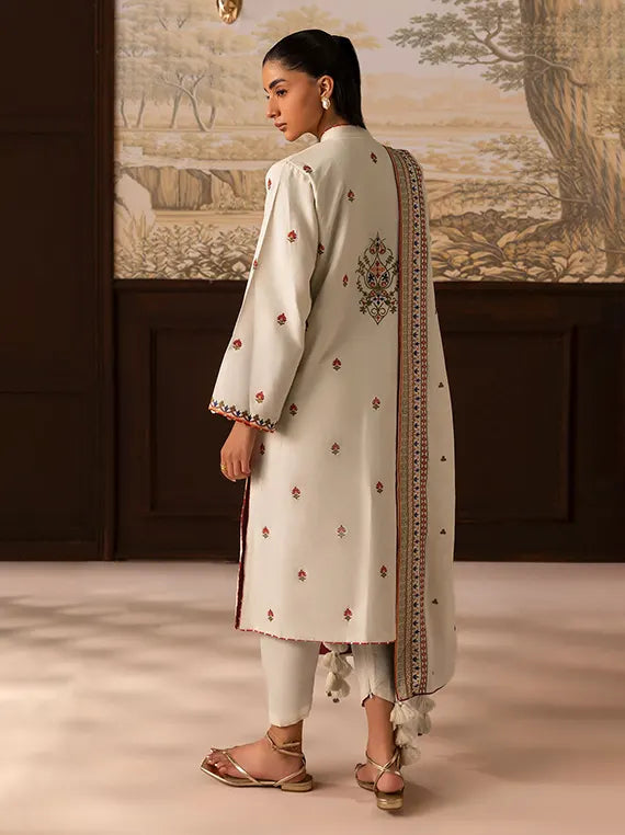 Crafted in Winter by Gul Ahmed Linen Unstitched Collection'26 (AY-62027)