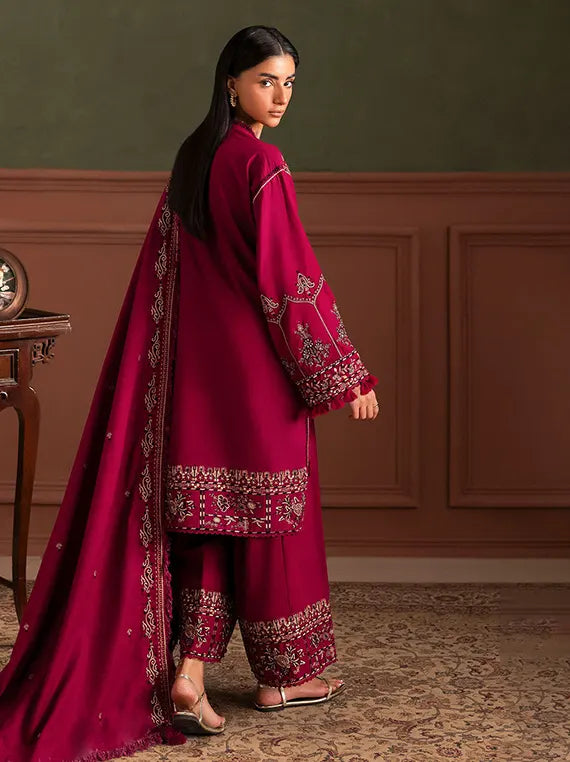 Crafted in Winter by Gul Ahmed Linen Unstitched Collection'26 (SP-62044)