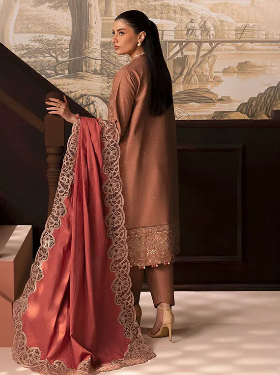 Crafted in Winter by Gul Ahmed Linen Unstitched Collection'26 (SP-62048)