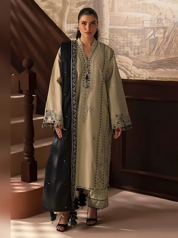 Crafted in Winter by Gul Ahmed Linen Unstitched Collection'26 (SP-62050)