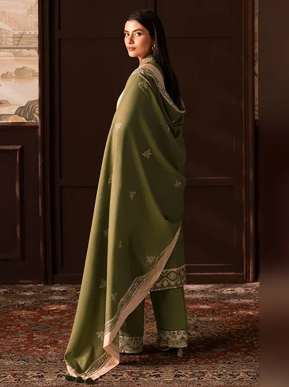 Crafted in Winter by Gul Ahmed Linen Unstitched Collection'26 (SP-62052)