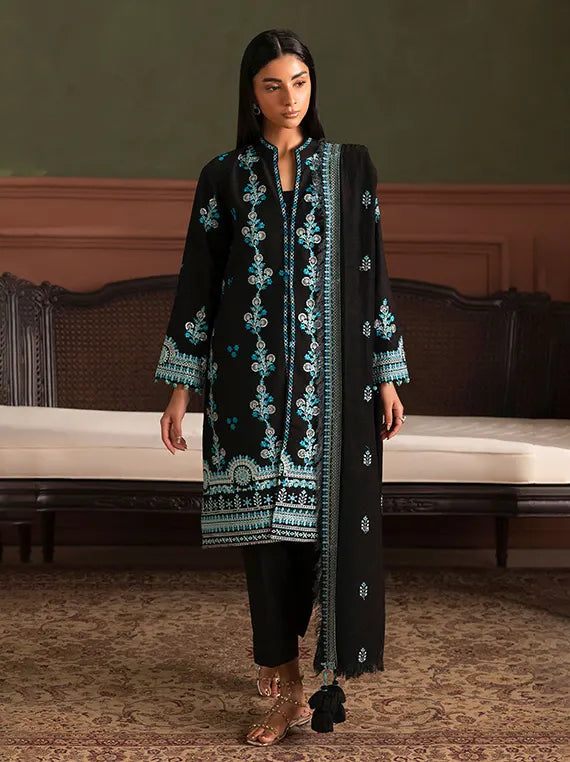 Crafted in Winter by Gul Ahmed Linen Unstitched Collection'26 (SP-62054)