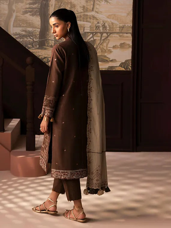 Crafted in Winter by Gul Ahmed Linen Unstitched Collection'26 (SP-62058)