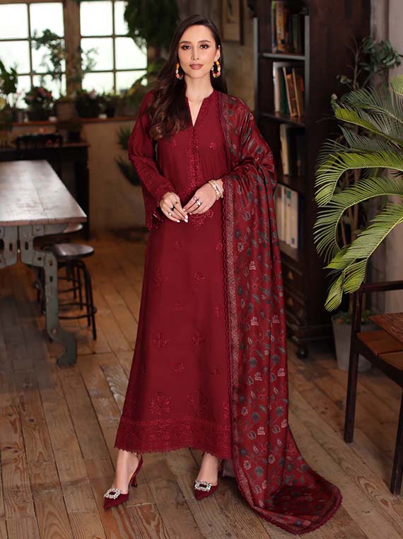 Premium Winter Wear Collection 2026 (Noor by Saadia Asad D-04A)