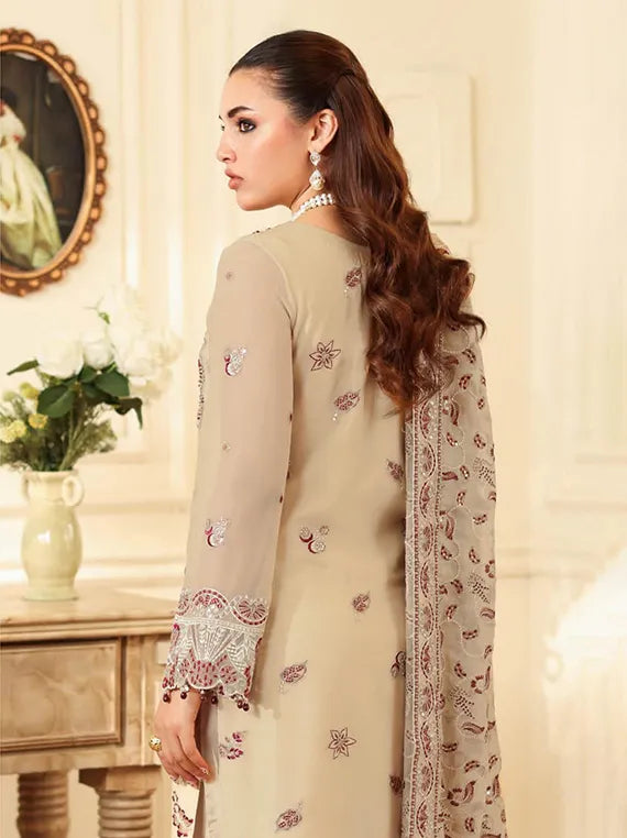 DASTAN by Ramsha Embroidered Chiffon Collection 2025 Vol-04 (T-401)