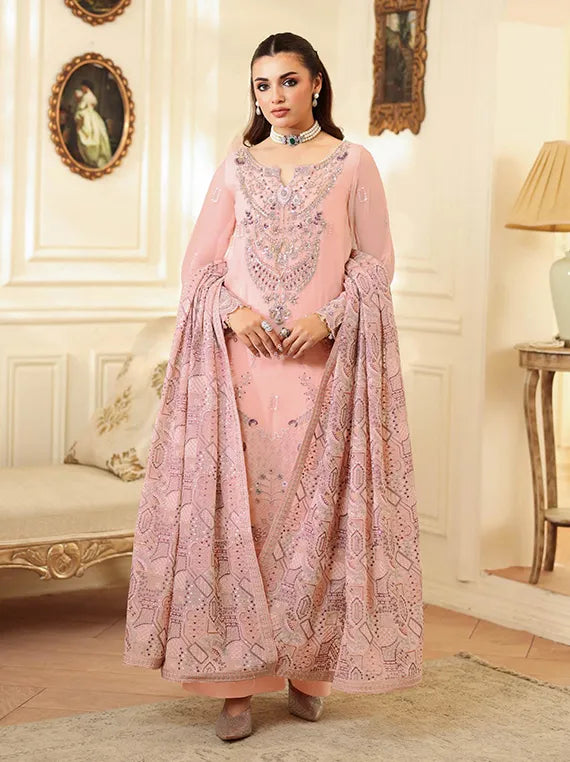 DASTAN by Ramsha Embroidered Chiffon Collection 2025 Vol-04 (T-403)