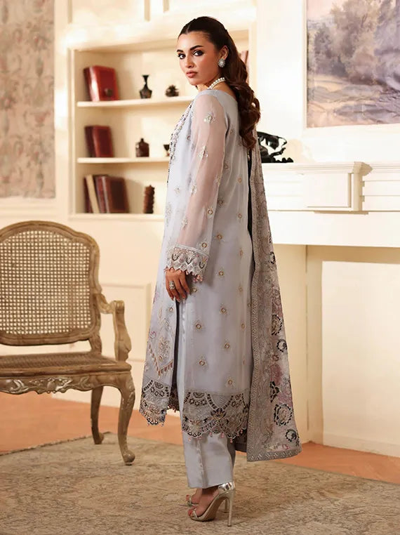 DASTAN by Ramsha Embroidered Chiffon Collection 2025 Vol-04 (T-405)