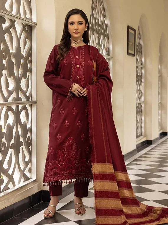 DASTOOR Embroidered Peach Leather Collection 2025 (D-21)