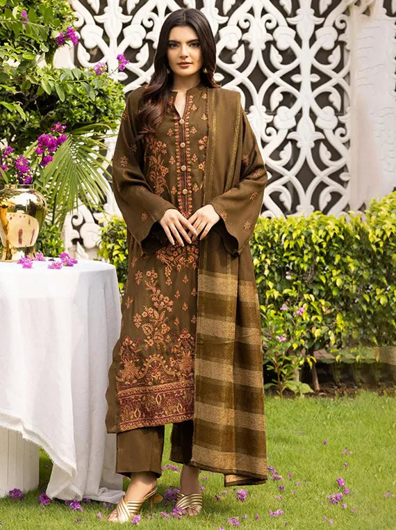 DASTOOR Embroidered Peach Leather Collection 2025 (D-28)