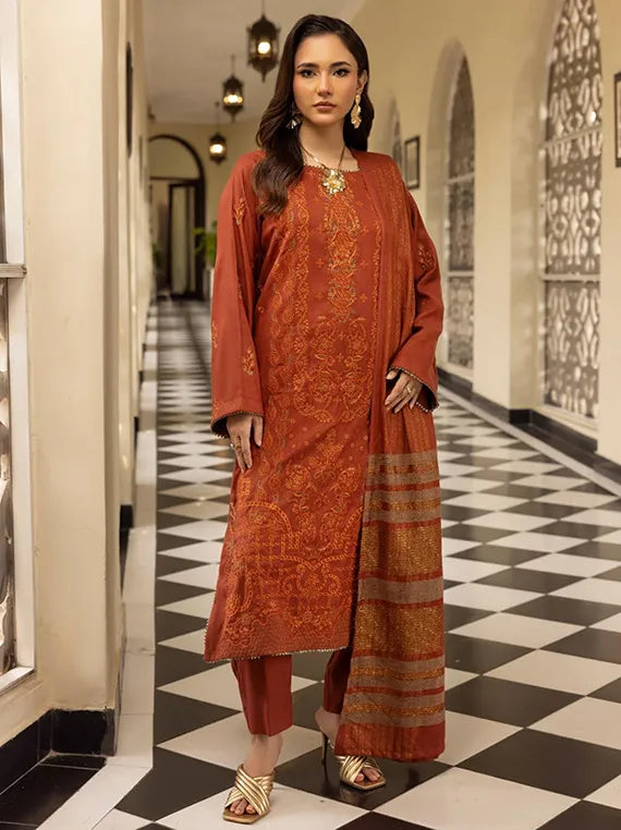 DASTOOR Embroidered Peach Leather Collection 2025 (D-31)