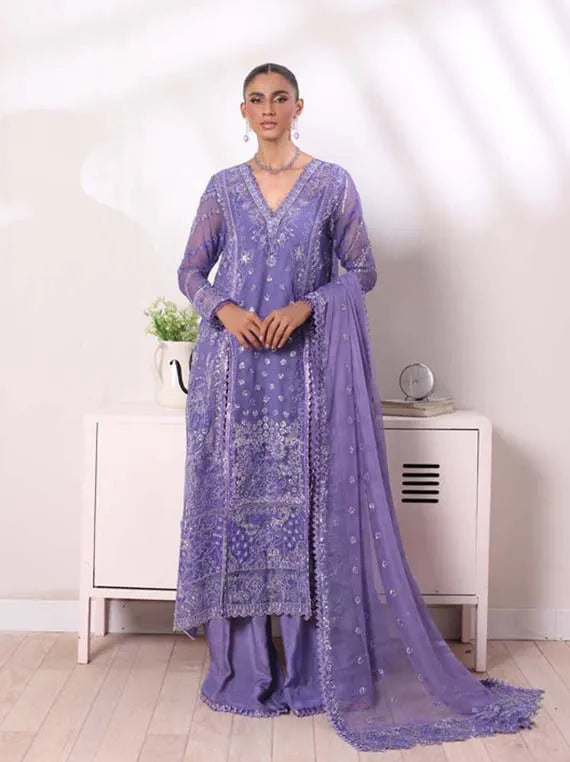 DE Luxe Chiffon Collaction 2024 By Noor Saadia Asad(D-02)