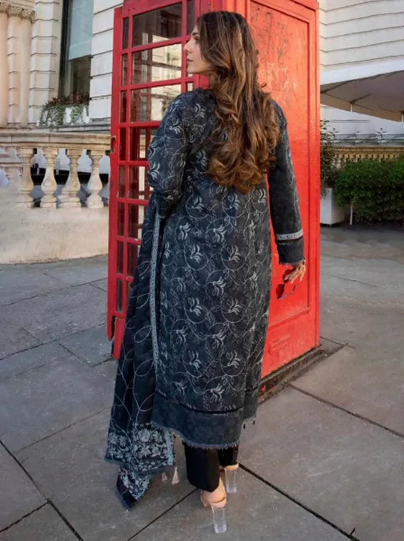 DHAGAKARI by Alzohaib Embroidered Lawn Collection 2026 (D-02)