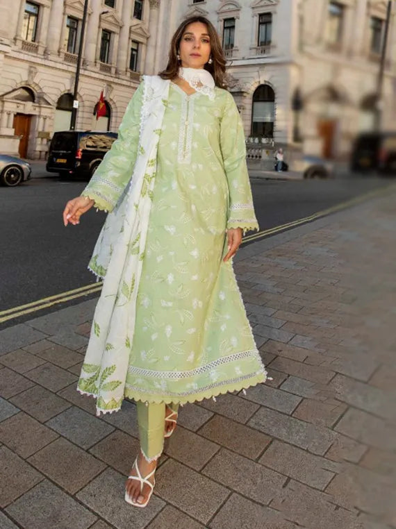 DHAGAKARI by Alzohaib Embroidered Lawn Collection 2026 (D-03)