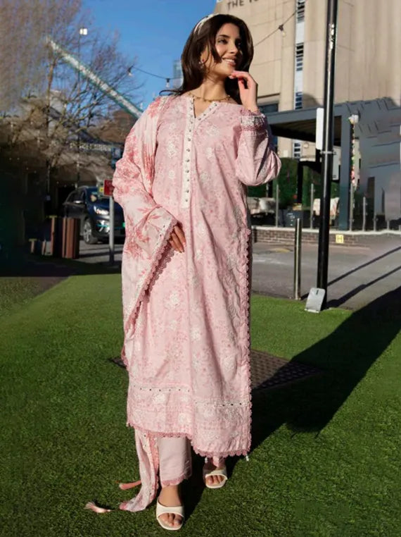 DHAGAKARI by Alzohaib Embroidered Lawn Collection 2026 (D-04)