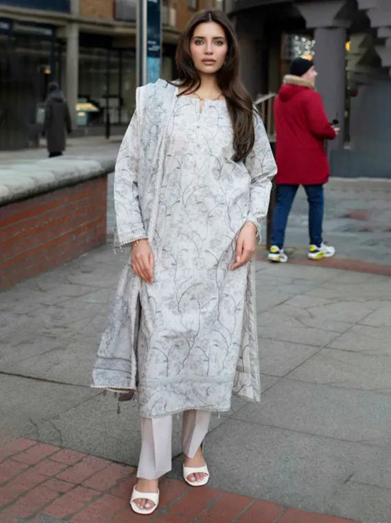 DHAGAKARI by Alzohaib Embroidered Lawn Collection 2026 (D-05)