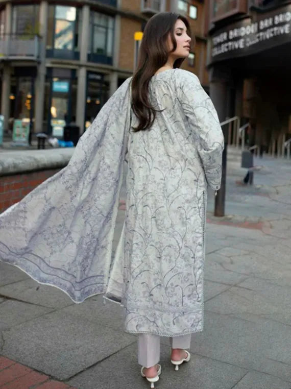 DHAGAKARI by Alzohaib Embroidered Lawn Collection 2026 (D-05)