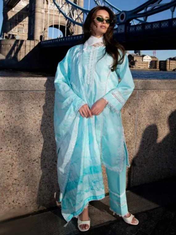 DHAGAKARI by Alzohaib Embroidered Lawn Collection 2026 (D-08)