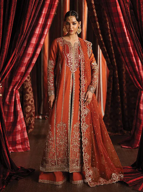 DIVANI by Afrozeh Embroidered Raw Silk Collection 2025 (AS-25-04)