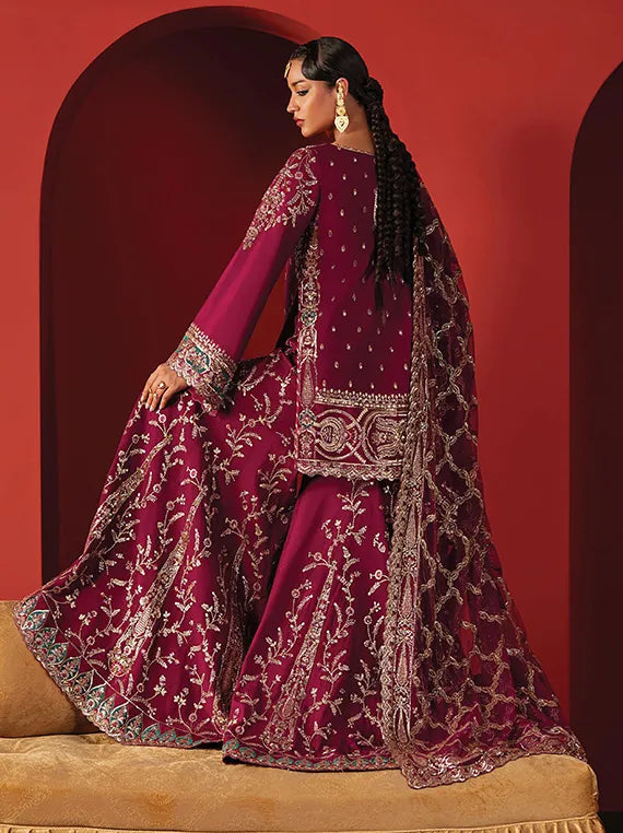 DIVANI by Afrozeh Embroidered Raw Silk Collection 2025 (AS-25-09)