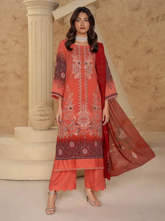 DOT To DOT by Zara Meer Lawn Collection 2026 Vol-415 (D-02)