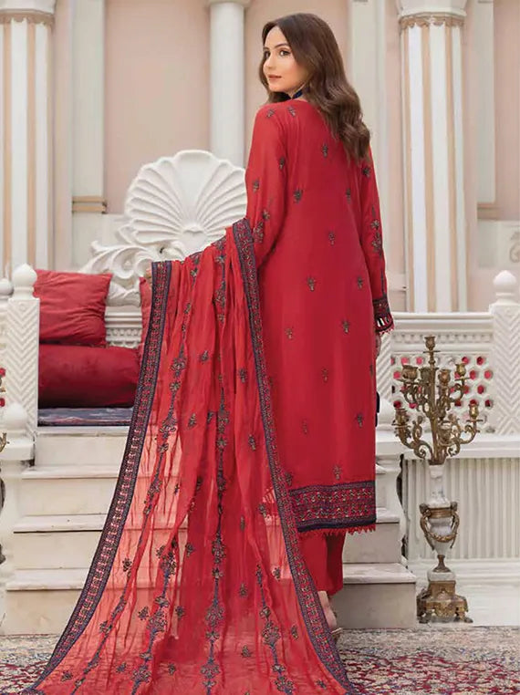 Dani Embroiderd Lawn Collection 2025 Vol-01 by Wania (WL-30)