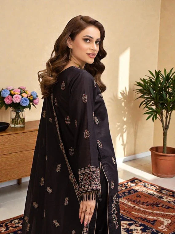 Dastak by Eleganza Embroidered Slub Lawn Collection 2026 Vol-05 (EG-754)