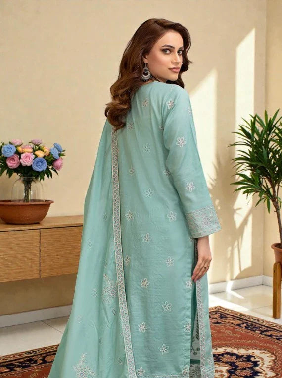 Dastak by Eleganza Embroidered Slub Lawn Collection 2026 Vol-05 (EG-756)