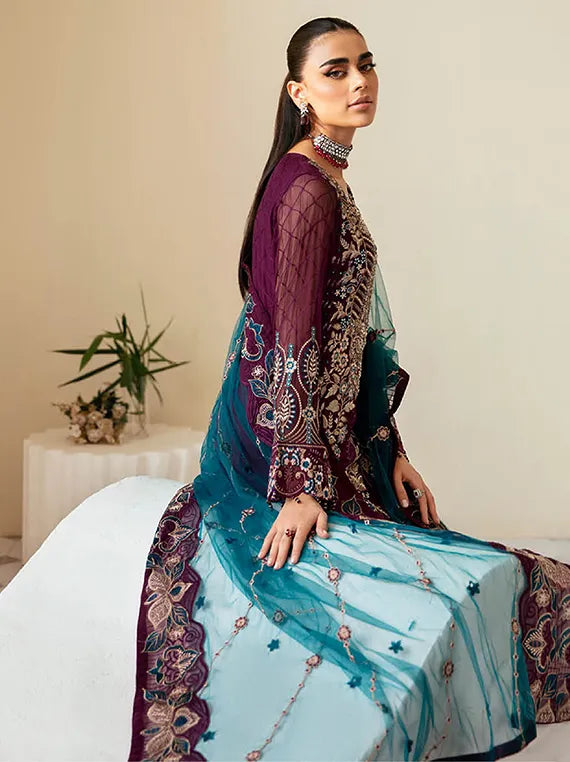 Dastoor By Ramsha Chiffon Collection 2024 Vol-01 (P-102)