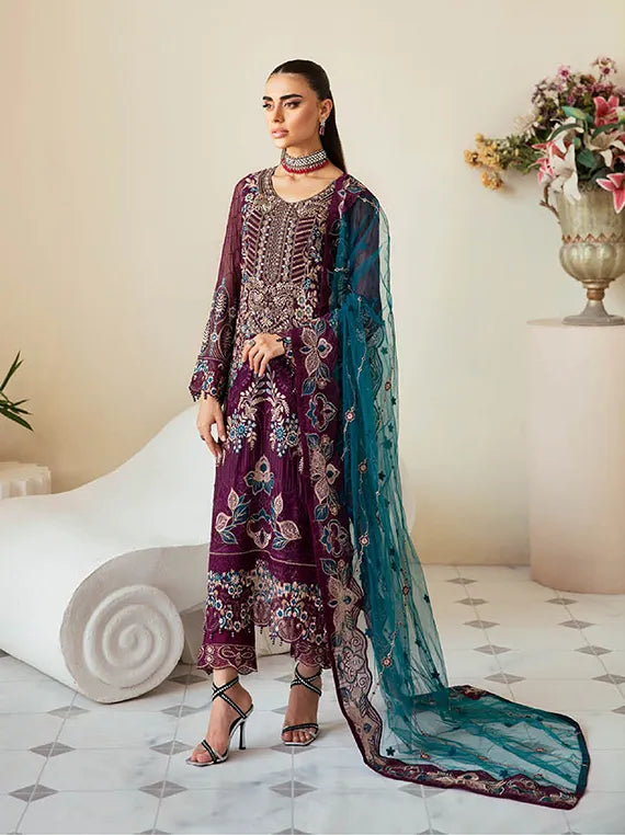 Dastoor By Ramsha Chiffon Collection 2024 Vol-01 (P-102)