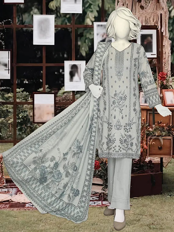 Dastoor by ABC Embroidered Peach Slub Collection 2025 (D-1242)