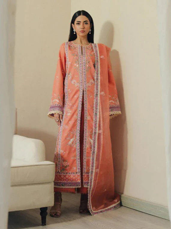 DayBreak by Afrozeh Printkari Lawn Collection 2026 (08-SKYHUSH)