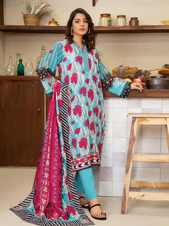 Day To Day Printed Lawn Collection 2025 by Sitara Textile (D-01)