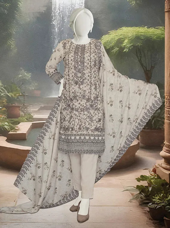 Deedar by ABC Embroidered Printed Karandi Collection 2025 (D-389)
