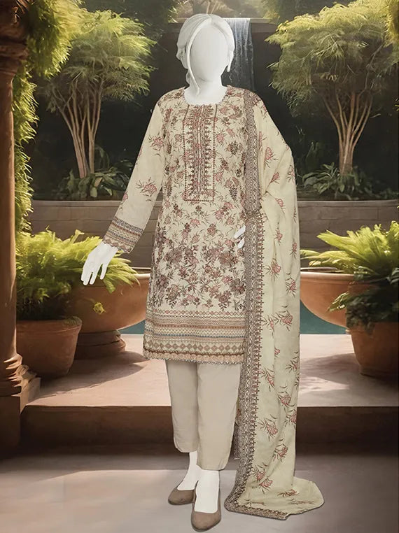 Deedar by ABC Embroidered Printed Karandi Collection 2025 (D-390)