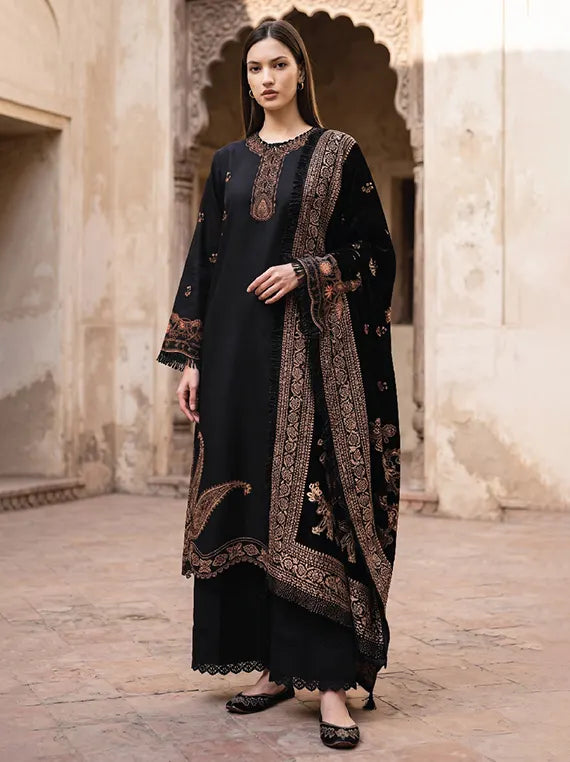 Dehleez By Celts Plachi Shawl Unstitched Collection'26 (D-03)