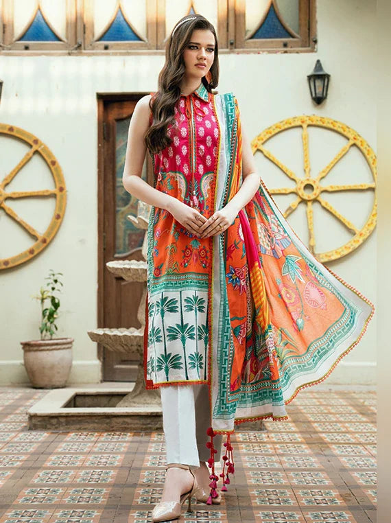 Desert Rose by Gul Ahmed Printed Lawn Collection 2026 (CH-62020)