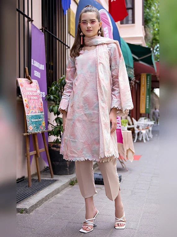 Dhagakari by Alzohaib Embroidered Winter Cotton Unstitched Collection'26 (D-04)