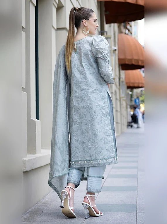 Dhagakari by Alzohaib Embroidered Winter Cotton Unstitched Collection'26 (D-08)
