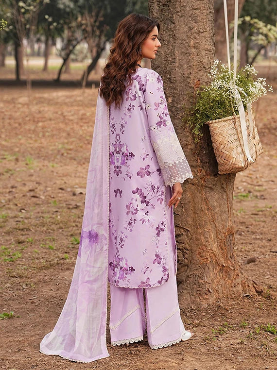 Dhanak Luxury by Ramsha Embroidered Lawn Collection 2026 (DH-104)