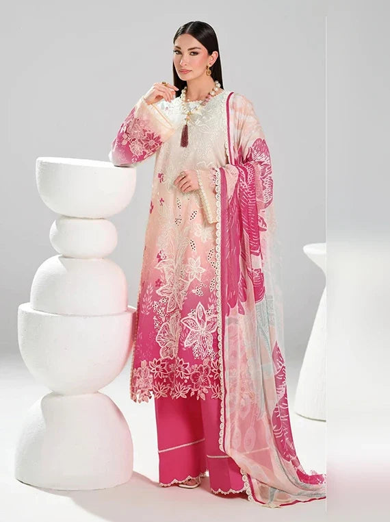 Dhanak by Ramsha Embroidered Lawn Collection 2026 Vol-02 (DH-202)