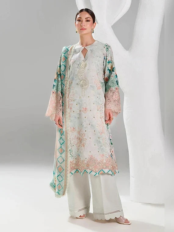 Dhanak by Ramsha Embroidered Lawn Collection 2026 Vol-02 (DH-209)