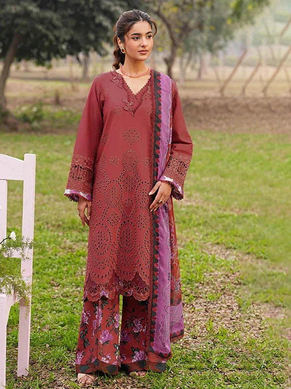 Dhanak By Ramsha Lawn Collection 2026 Vol-01 (DH-08)