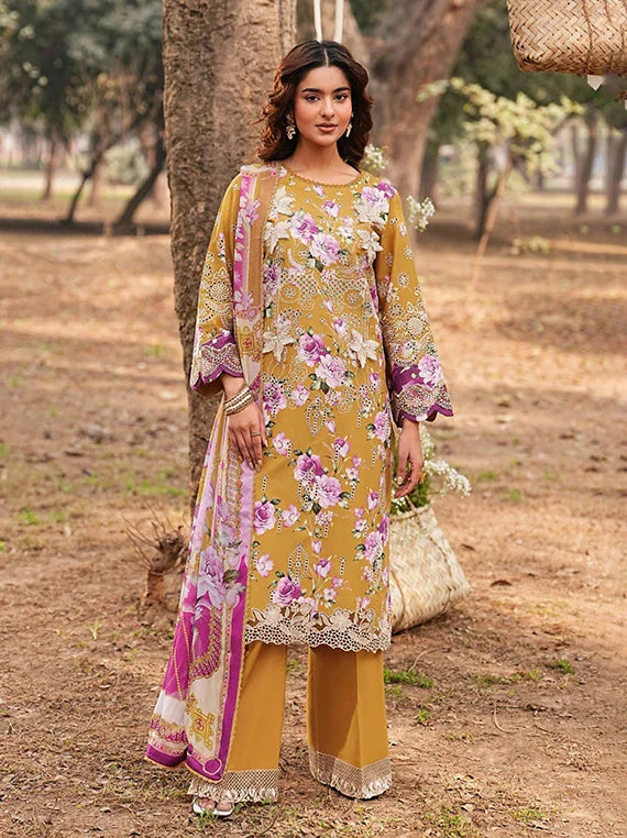 Dhanak By Ramsha Lawn Collection 2026 Vol-01 (DH-10)