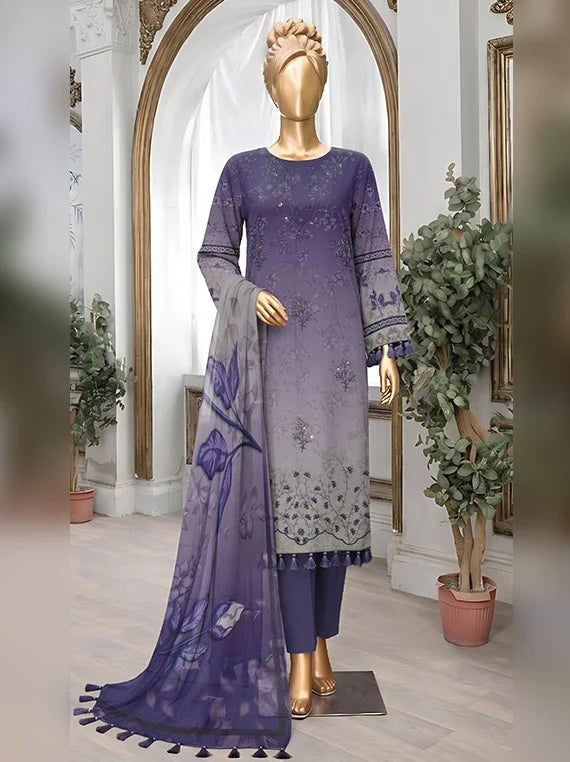 Diamond by ABC Embroidered Bana Dora Unstitched Collection'26 (D-06)