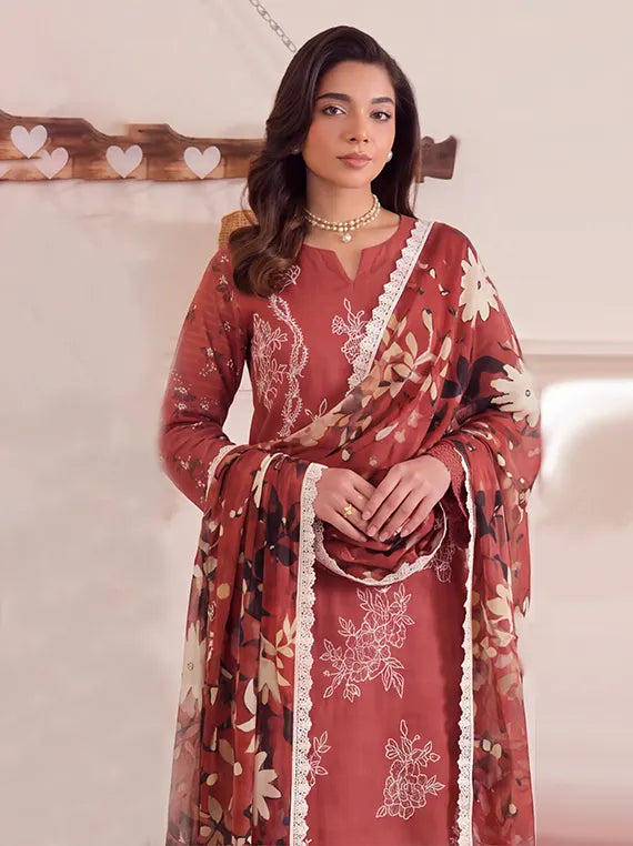 Digital Emrbroidered Doriya Viscous By Fantak Collection 2026 Vol-1010 (D-02)