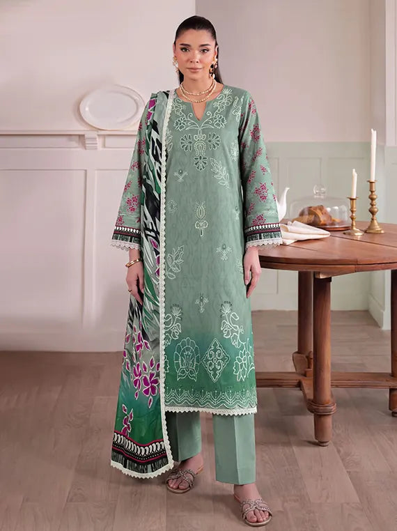 Digital Emrbroidered Doriya Viscous By Fantak Collection 2026 Vol-1010 (D-07)