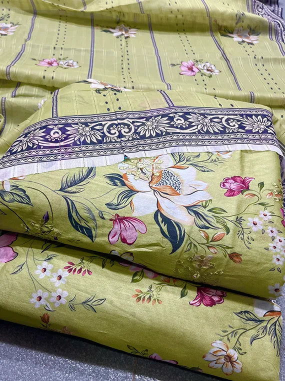 Digital Printed Chikenkari Lawn Edit 2025 Vol-PC52 (D-02)