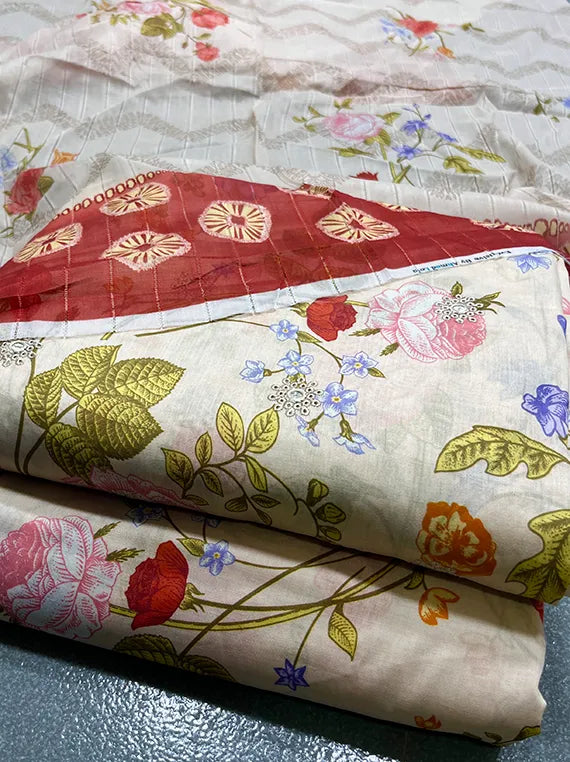 Digital Printed Chikenkari Lawn Edit 2025 Vol-PC52 (D-06)