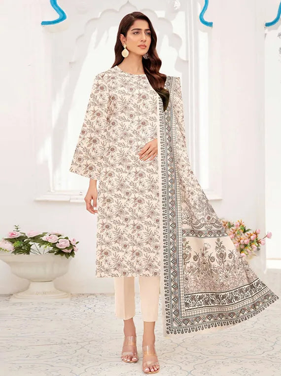 Digital Printed Dhanak Collection 2024 By Bin Rashid Vol-22 (D-05)